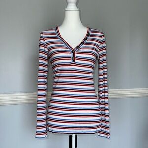 Buckle BKE brand striped long sleeve top